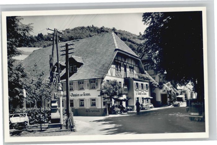 Oberprechtal Gasthof Pension Sonne