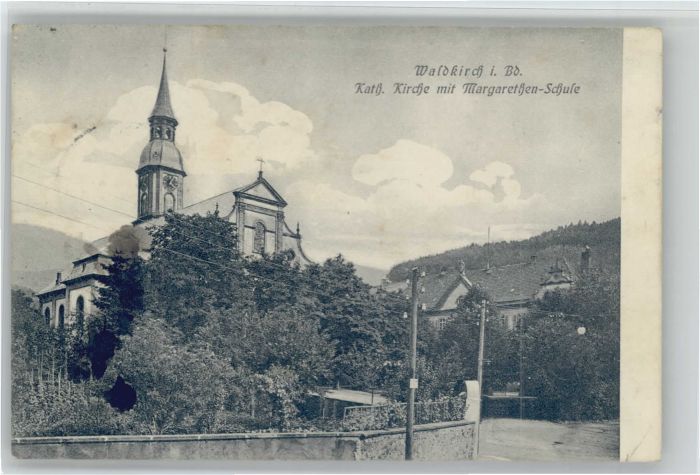 Waldkirch Breisgau Waldkirch Kirche Margarethen Schule