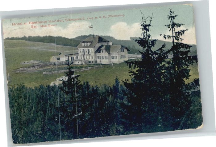 St Peter Schwarzwald [Stempelabschlag] Hotel Restaurant Kand