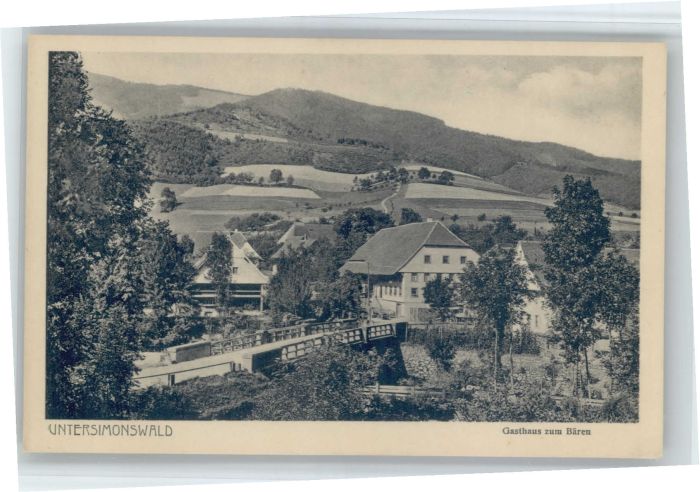Untersimonswald Gasthaus Bären