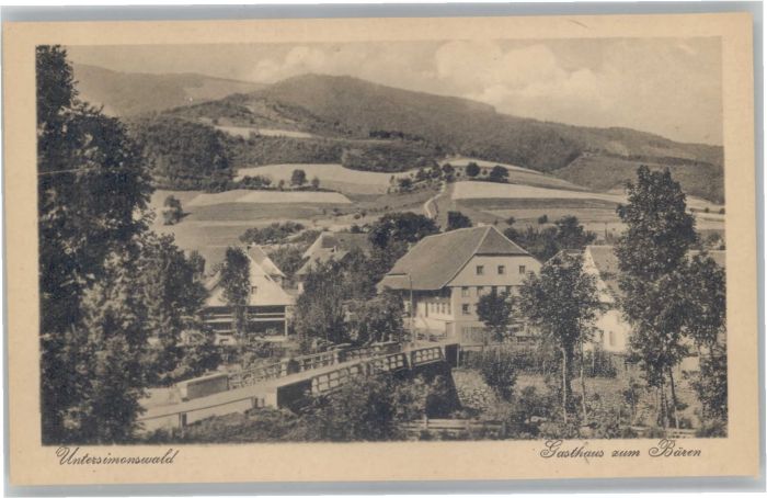 Untersimonswald Gasthaus Bären