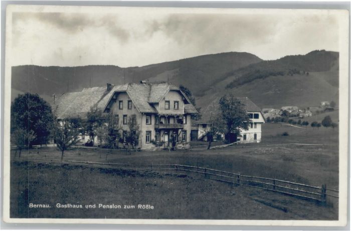 Bernau Schwarzwald Gasthaus Pension zum Rössle