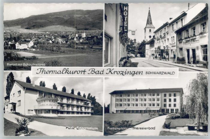 Bad Krozingen Park Sanatorium Theresienbad Hauptstras