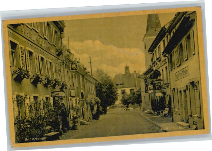 Bad Krozingen A. H. Strasse Gasthof Hotel Sonne Hotel