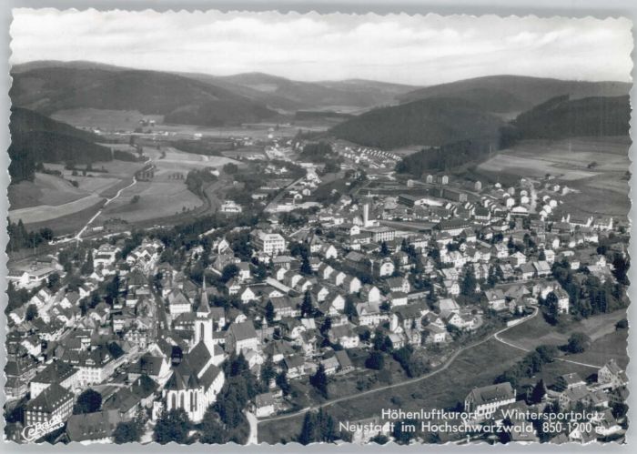 Neustadt Titisee Fliegeraufnahme