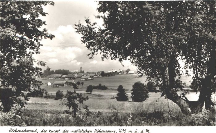 Hoechenschwand Schwarzwald BW