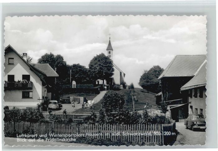 Haeusern Schwarzwald ridolinskirche