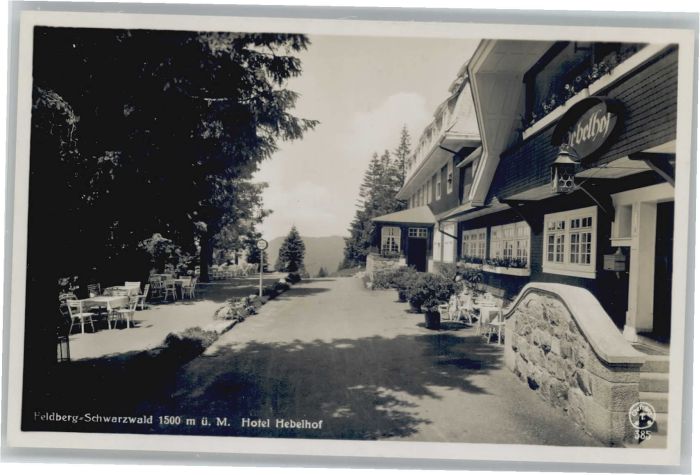 Feldberg Schwarzwald Hotel Hebelhof