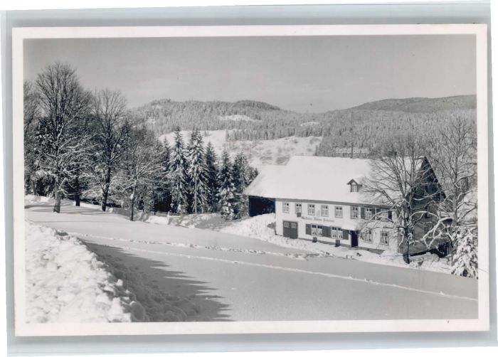 Baerental Feldberg Bärental Gasthaus Pension Bären *