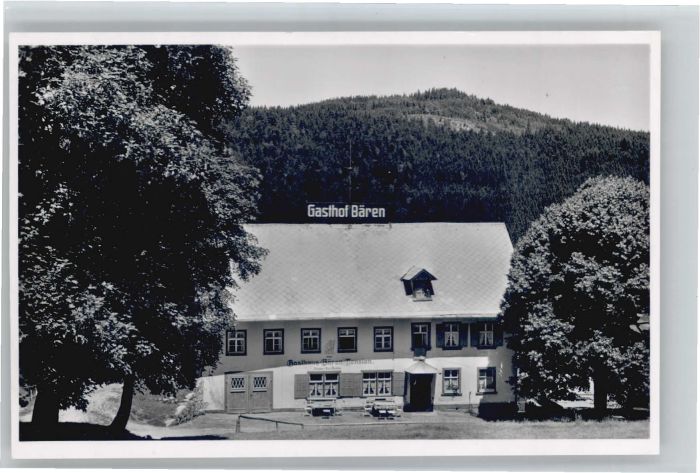 Baerental Feldberg Bärental Gasthof zum Bären *
