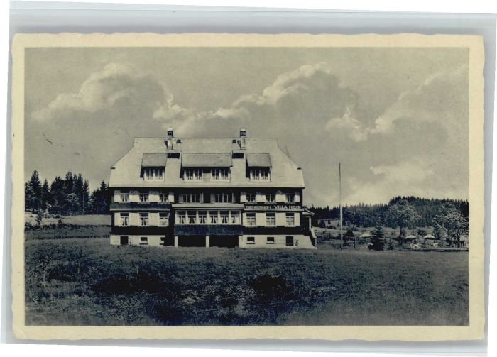 Falkau Villa Hosp Fremdenheim