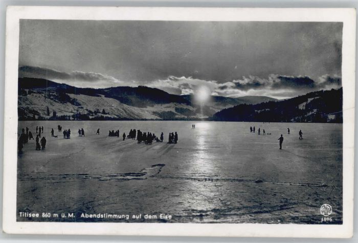 TITISEE Schwarzwald BW Eis