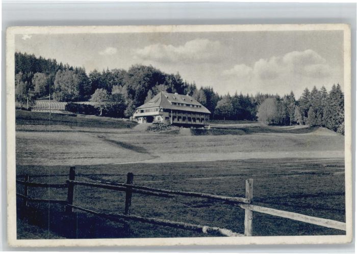 TITISEE Schwarzwald BW Jugendherberge Franz Xaver Schwarz