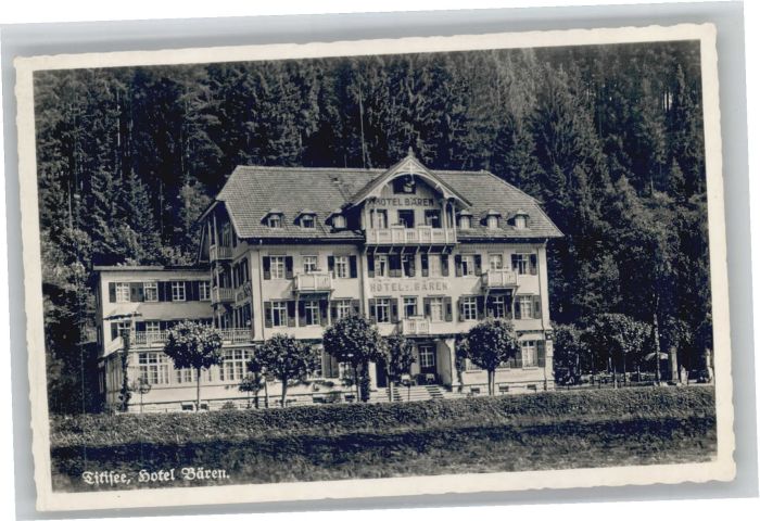 TITISEE Schwarzwald BW Hotel Baeren