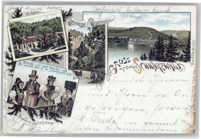 Titisee St. Ottilien Höllental Hirschsprung Tra