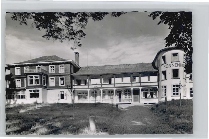 Hoechenschwand Schwarzwald BW anatorium Sonnenhof