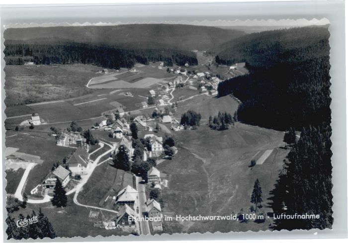 Eisenbach Schwarzwald Fliegeraufnahme