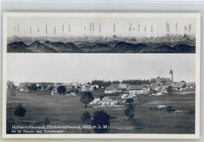 Hoechenschwand Schwarzwald BW