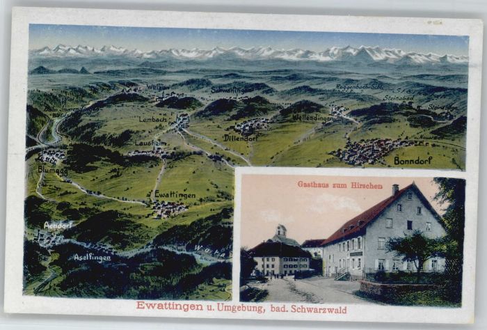 Ewattingen Gasthaus zum Hirschen Bonndorf Aselfing
