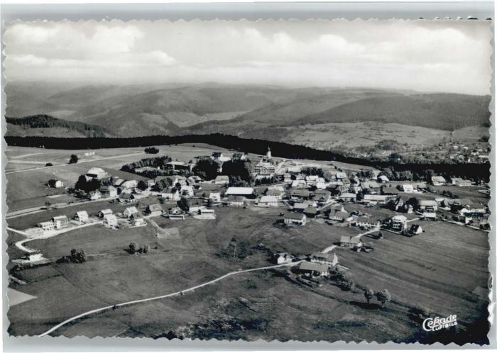 Hoechenschwand Schwarzwald BW Fliegeraufnahme
