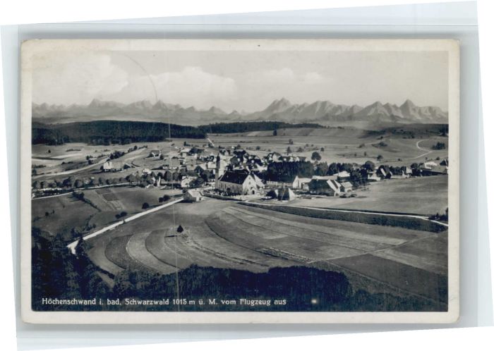 Hoechenschwand Schwarzwald BW Fliegeraufnahme