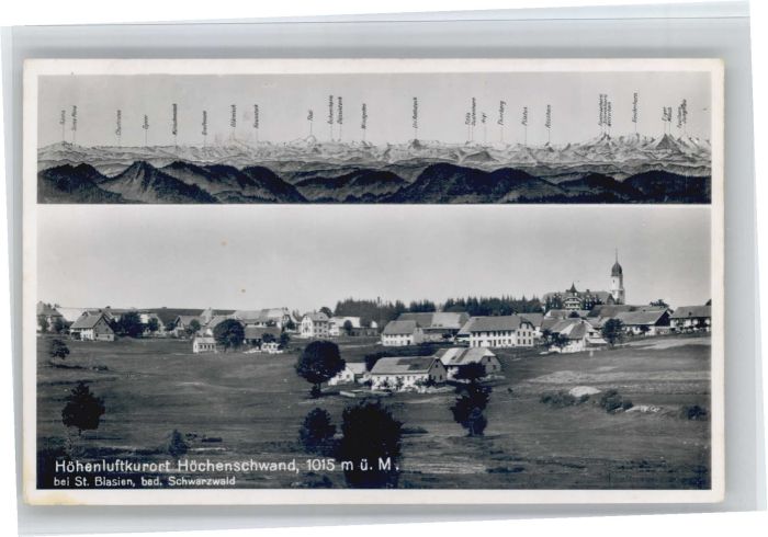 Hoechenschwand Schwarzwald BW