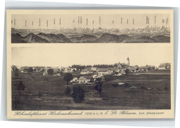 Hoechenschwand Schwarzwald BW