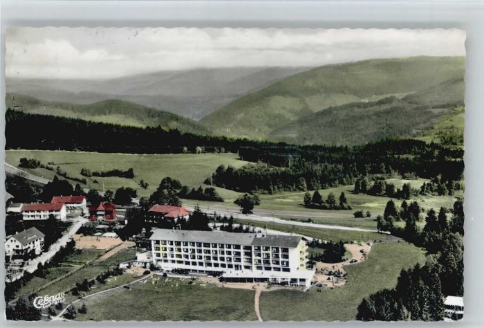 Hoechenschwand Schwarzwald BW Fliegeraufnahme Sanatorium