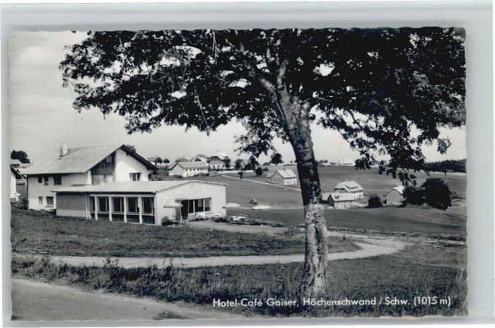 Hoechenschwand Schwarzwald BW Hotel Cafe Gaiser