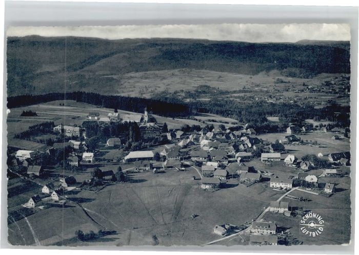 Hoechenschwand Schwarzwald BW Fliegeraufnahme