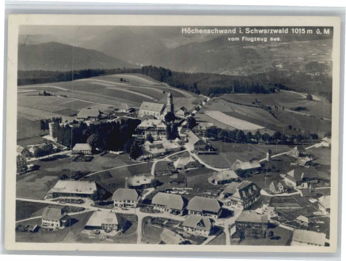 Hoechenschwand Schwarzwald BW Fliegeraufnahme