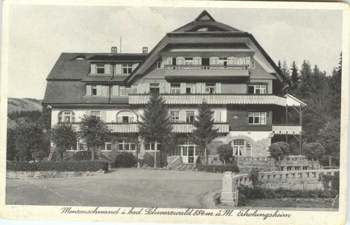 Menzenschwand Erholungsheim