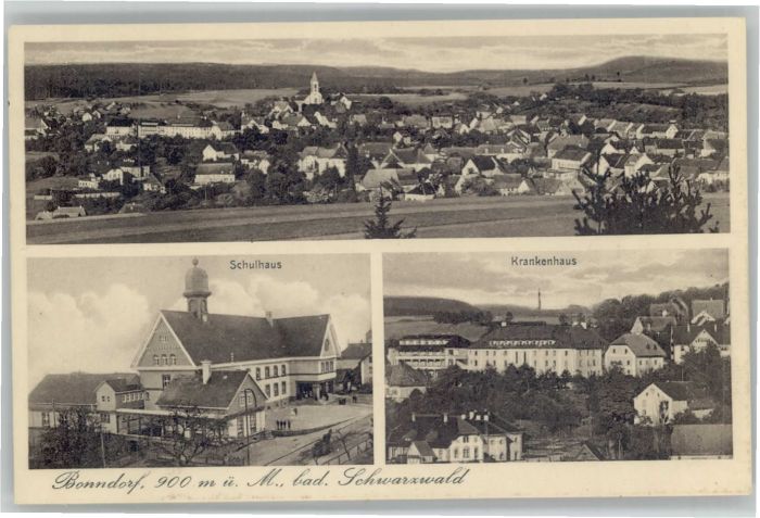 Bonndorf Schwarzwald Bonndorf Schule Krankenhaus