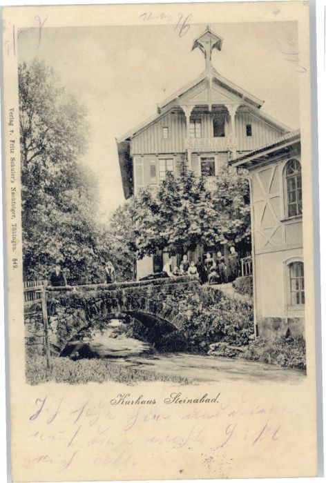 Bonndorf Schwarzwald Bonndorf Kurhaus Steinabad [Stempelabsc