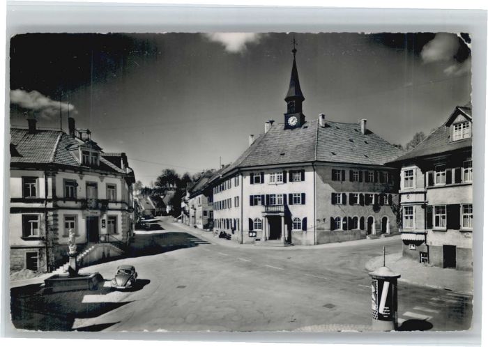 Bonndorf Schwarzwald Bonndorf Rathausplatz