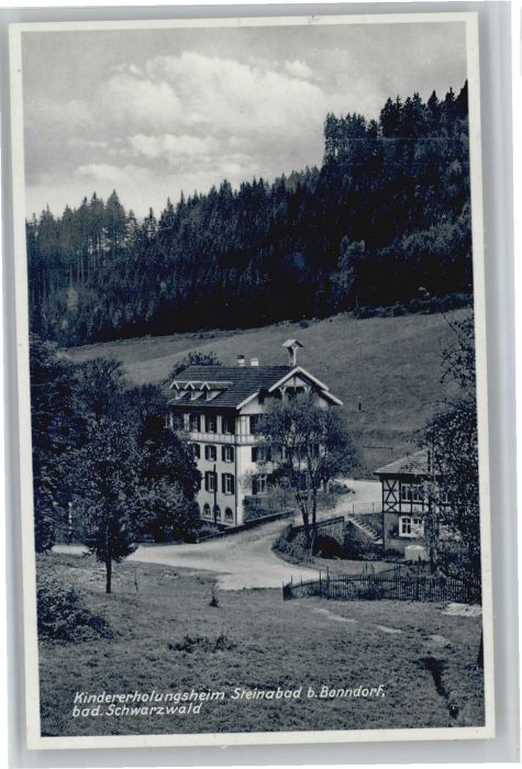 Bonndorf Schwarzwald Bonndorf Erholungsheim Steinabad