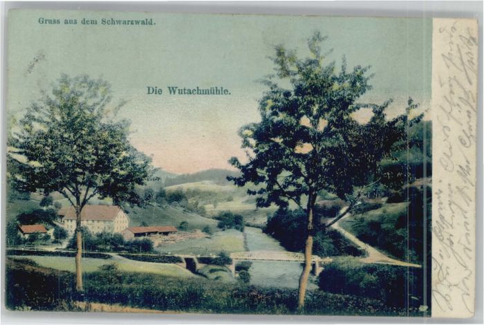 Bonndorf Schwarzwald Bonndorf Wutachmühle [Stempelabschlag]