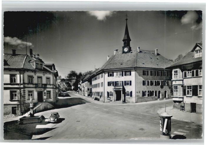 Bonndorf Schwarzwald Bonndorf Rathausplatz