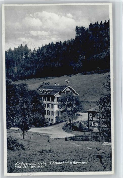Bonndorf Schwarzwald Bonndorf Erholungsheim Steinabad