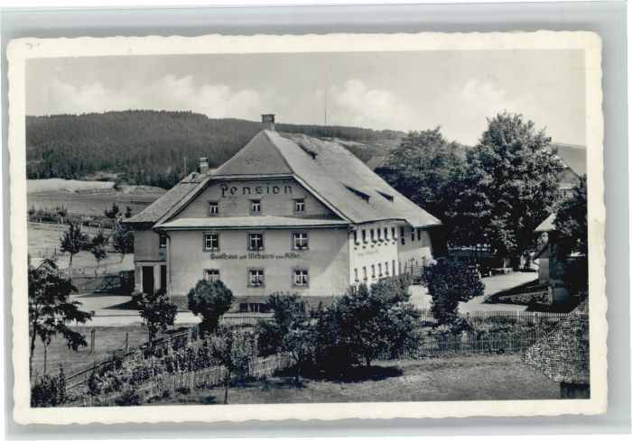 Haeusern Schwarzwald Gasthof Pension Adler