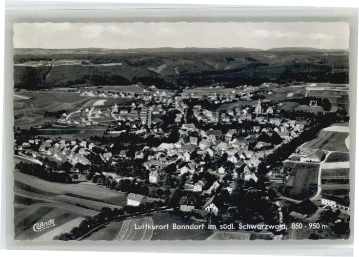 Bonndorf Schwarzwald Bonndorf Fliegeraufnahme