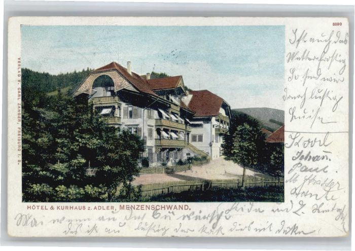 Menzenschwand Hotel Kurhaus Adler
