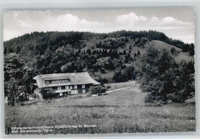 St Blasien Schwesterholungsheim Horbach