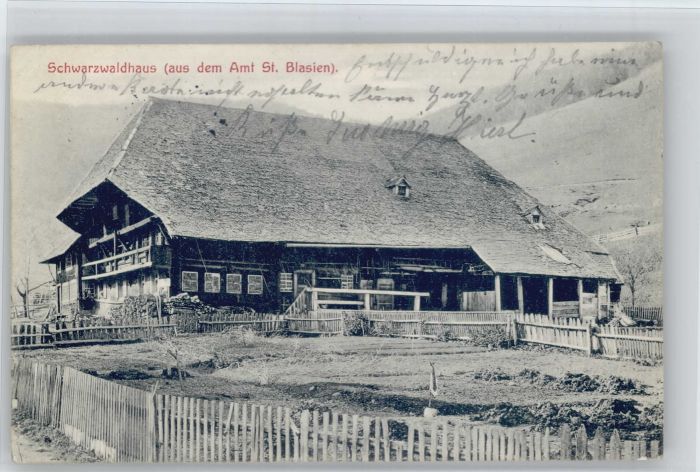 St Blasien Schwarzwaldhaus