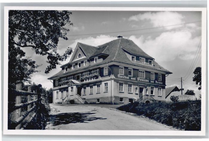 Grafenhausen Schwarzwald Gasthof Pension Krone