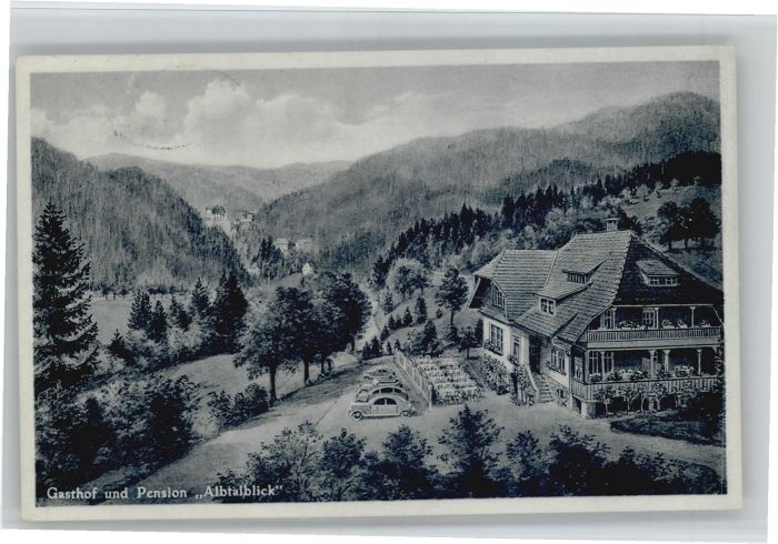 Haeusern Schwarzwald Gasthof Pension Albtalblick