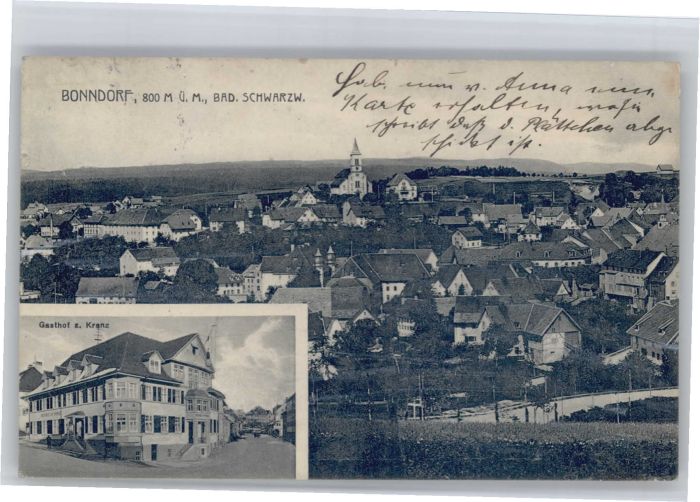 Bonndorf Schwarzwald Bonndorf Gasthof Kranz