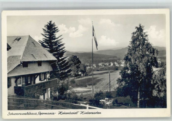 Hinterzarten Breisgau-Hochschwarzwald BW Schwarzwaldhaus Germania
