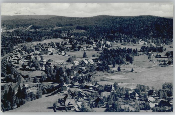 Hinterzarten Breisgau-Hochschwarzwald BW Fliegeraufnahme