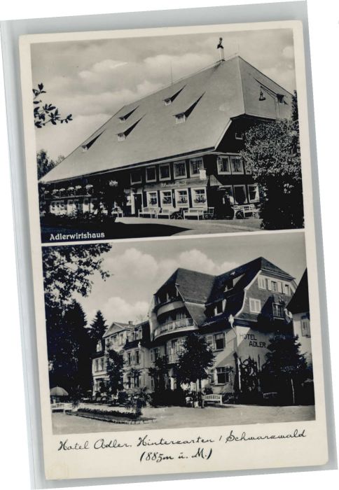 Hinterzarten Breisgau-Hochschwarzwald BW Adler Wirtschaft